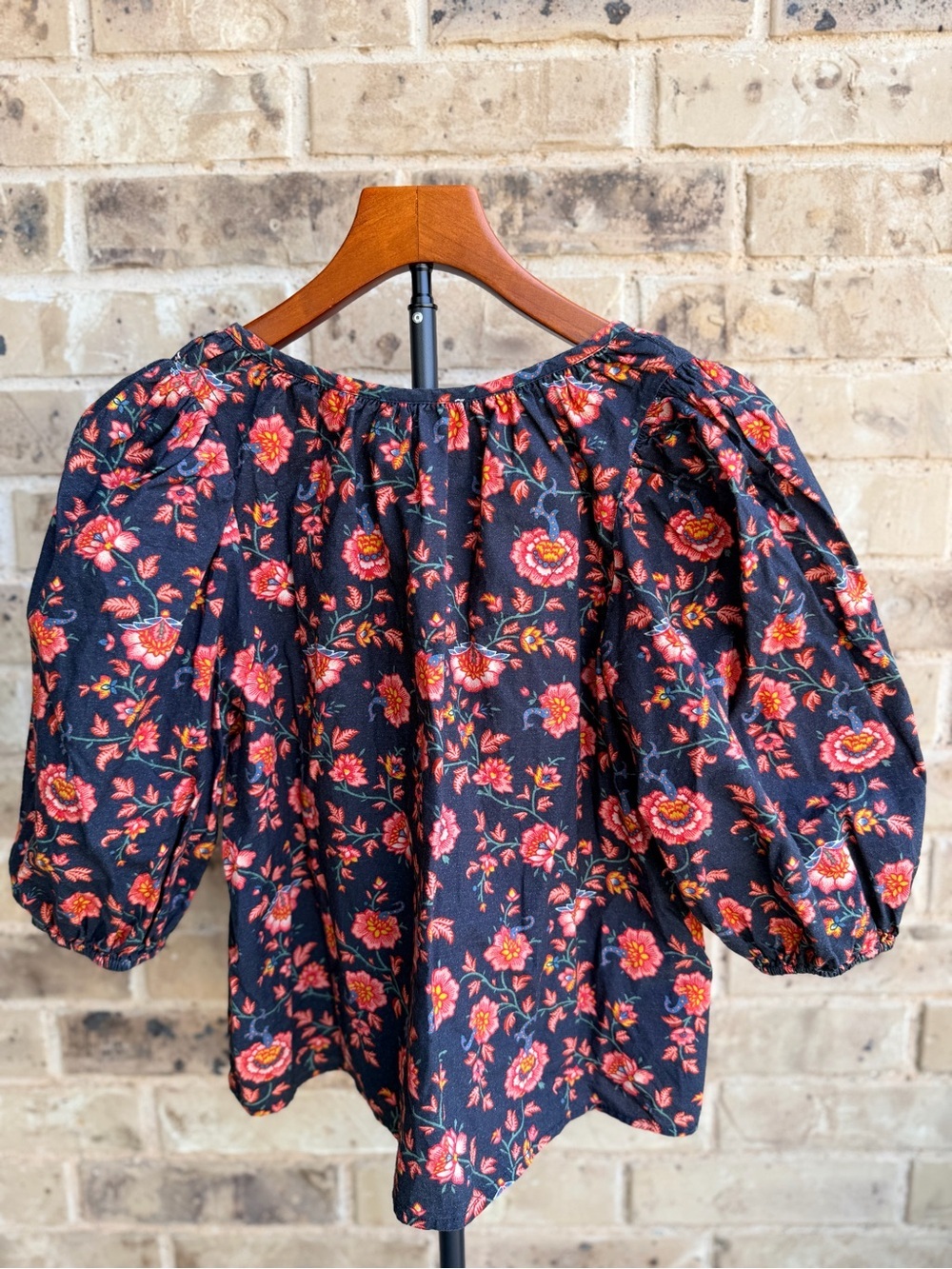 THE GREAT. Ravine Top in Antique Floral Size 1 - Picture 7 of 12